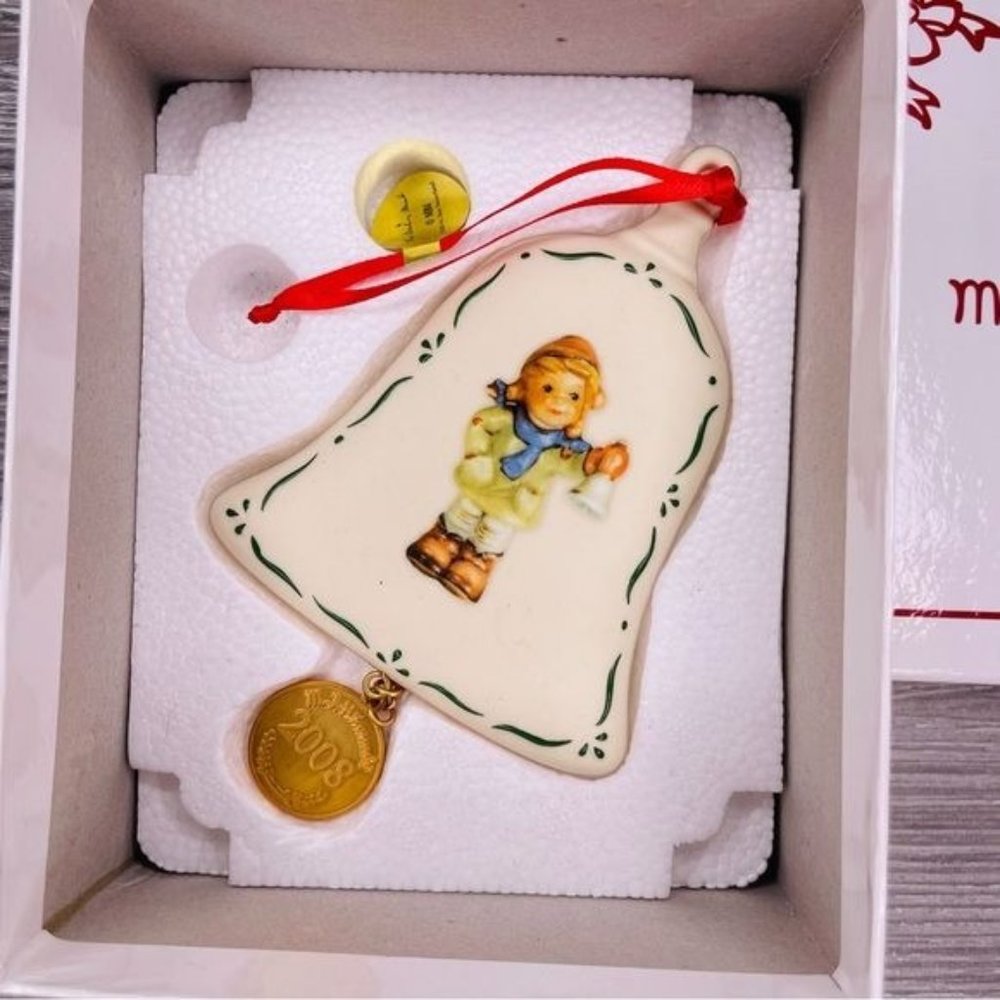 Hummel Christmas Tree Ornament Ring In The Season 2008 Danbury Mint collectable